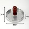 Hamburgerfleischpresse, Hergestellt aus Aluminiumlegierungsmaterial, Unbeschichteter Griff, Hamburgerpresse, Küchenwerkzeug, Fleischpresse und Füllform