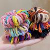 Colorful Kids' Hair Ties: Elastic Lace Scrunchies & Durable Headbands