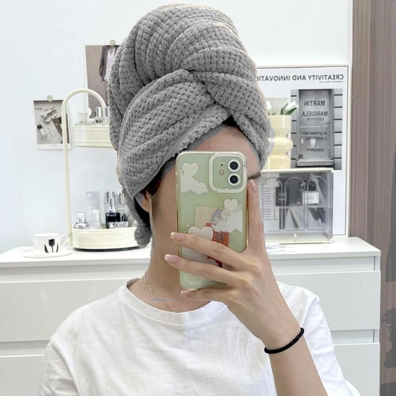 

Большие женские полотенца для волос из микрофибры, супервпитывающие и быстросохнущие полотенца для вьющихся волос, длинные и короткие волосы, против вьющихся волос