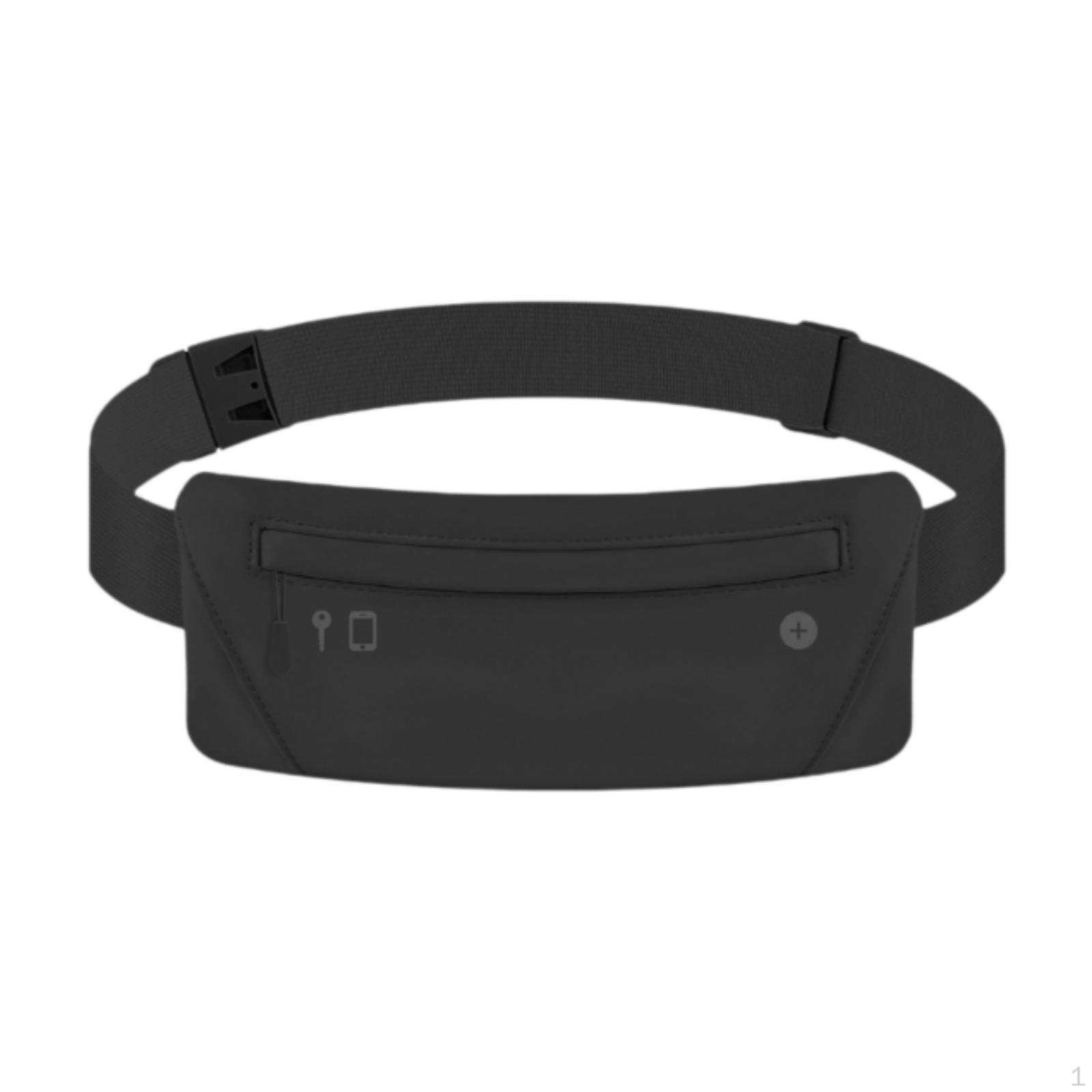 

Беговая поясная сумка Fanny Pack для упражнений с отверстием для кабеля, поясная сумка для спорта чёрный