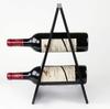 [narunaru] Antique Wooden Wine Holder/Wine Rack, Foldable, Holds 6 Bottles, Stylish