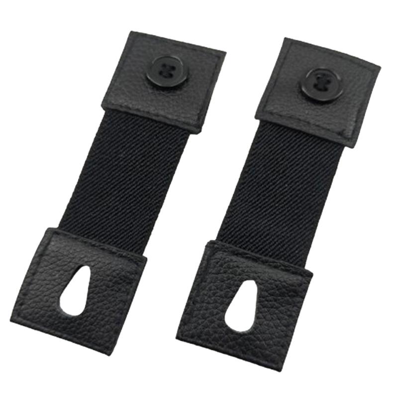 2Pcs Women Men Shirt Suit Cuff Holders Elastic Adjustable Armband Shirt Sleeve Holder Cufflinks Arm Cuffs Bands Extension Button