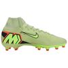Nike Zoom Mercurial Superfly 10 Pro AG Limelight Hyper Crimson Unisex Cleats Yellow Volt HQ3161-300