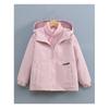Kids Girls Waterproof Fleece Lined Detachable Thick Winter Jacket For Big Kids