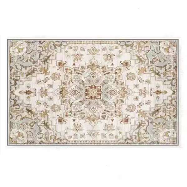 Vintage Living Room Carpet Ethnic Style Bedroom Bedside Carpet Persian Coffee Table Mat