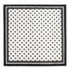 Silk Scarf Polka Dot Satin Square Scarf Retro Hair Band Sunscreen Shawl Wrap Versatile Decoration Scarf For Women