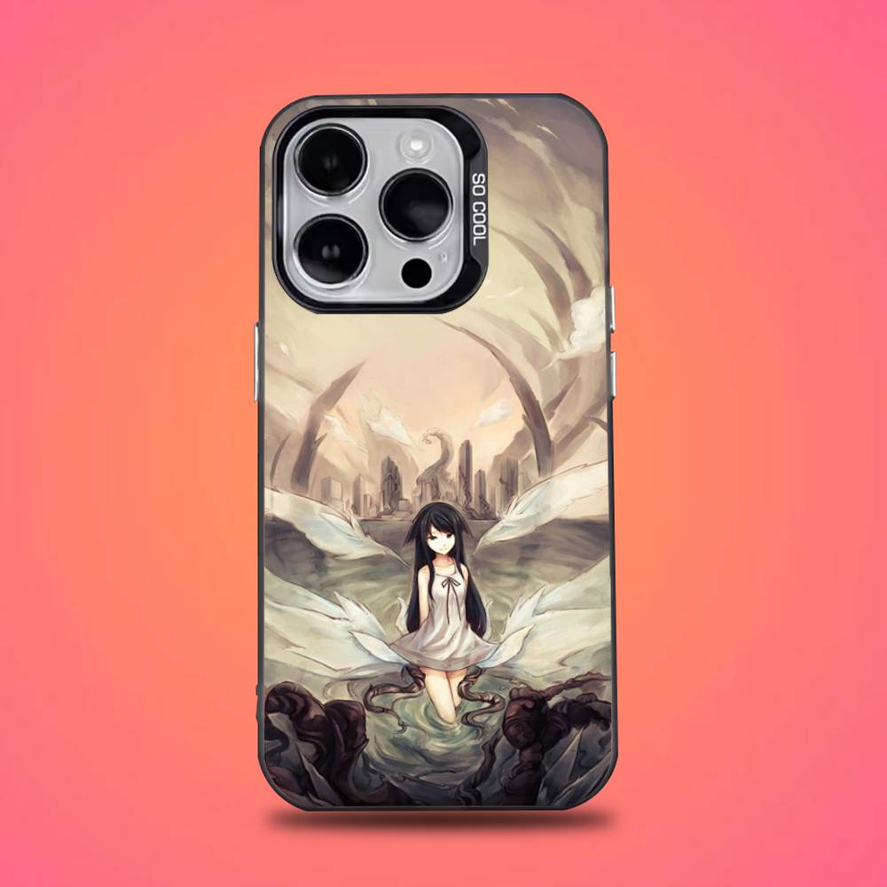 S-Saya no Uta Song Saya For iPhone 11,12,13,14,15,16,17,Pro,Max,Plus,E,Air,Mini Phone Case IMD Matte Black