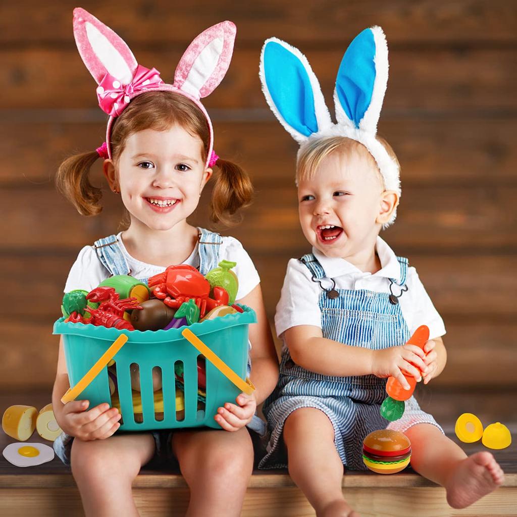 Kuchyňské náčiní KaeKid Play House Hamburger je dodáváno s úložným prostorem.