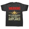 Neues lustiges In Thrust We Trust Flugzeug Düsentriebwerk RC Pilot Fliegen Grafik Tops Herren T-Shirt Sommer Hip Hop Kurzarm T-Shirts