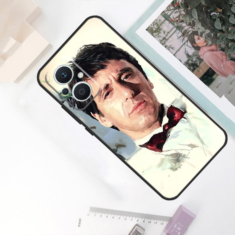Al Pacino Scarface Case For OPPO Reno 11F 4Z 5Z 8T 10 Pro 4 6 7 8 5 Lite OPPO Find X6 Pro X2 X3 X5 Lite Cover