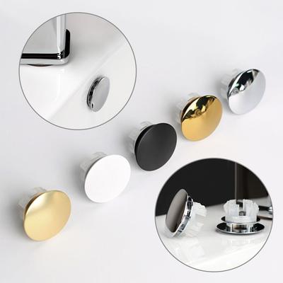 Copper Sink Overflow Covers Round Sink Hole Cover Wash Basin Overflow Ring Plug  Kitchen Bathroom