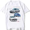 Retro Turbo Classic E36 E28 Evolution Car Fan T-Shirt Men Short Sleeve Hip Hop Boy Casual Tops Retro Legend E30 Car Design Tees