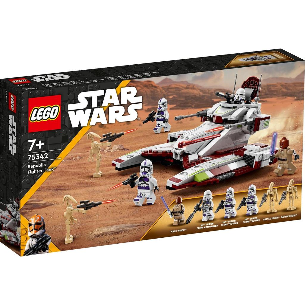LEGO Star Wars Republic Fighter Tank™ 75342, Geburtstagsgeschenk, Spielzeug, Bausteine, Weltraumgeschenk, Jungen, ab 7 Jahren