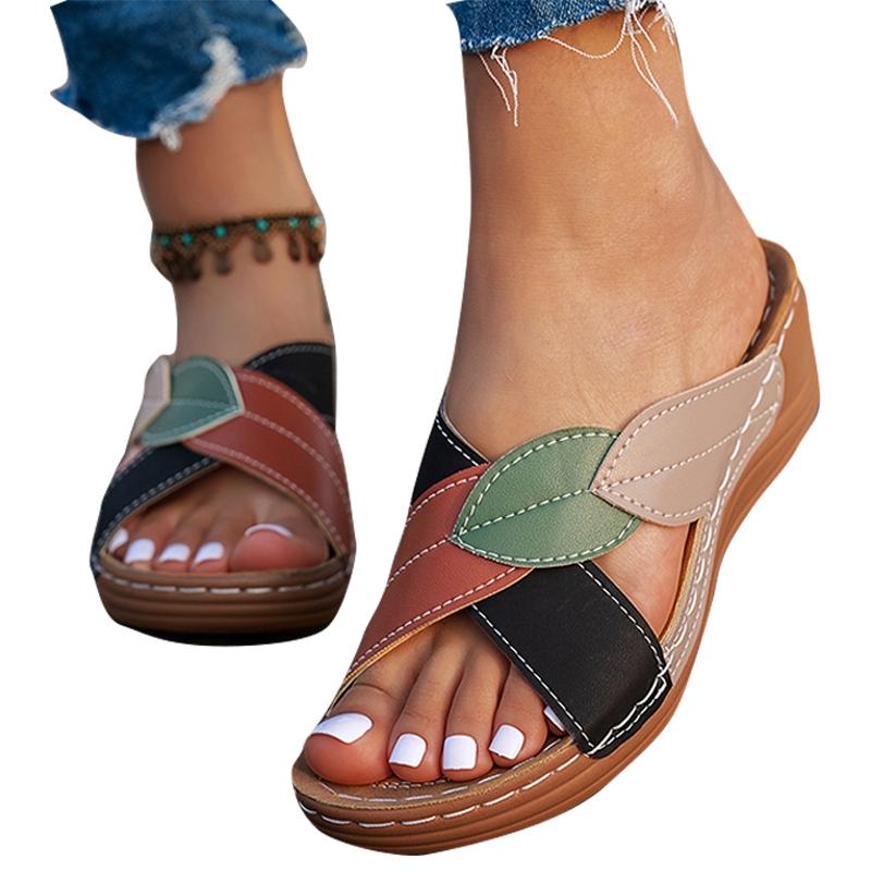 Sommarskor Sandaler Kvinnor Casual Sandaler Kvinna Tofflor Kvinna Kilskor Kvinna Sko Festtofflor Kvinna Dam Skor