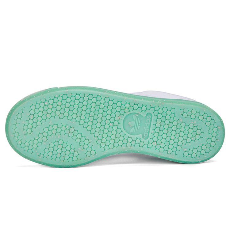 Adidas Originals Stan Smith Vulc Non-Slip Shock Absorption Low-Top Skate Shoes Women Sneaker White Green FX8683