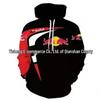 2026 Men's Red Bull 3D Print Casual Sports Hoodie