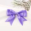 Children's Hairpin Bow Hair Accessories 8X5.5cm Girl Broken Hair Clip Bow Tie Solid Color Simple Ponytail Ribbon Hairpin