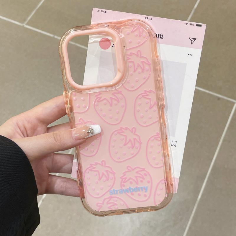 Niedliche Kreative Frucht für Apple 16 Promax Jelly Handyhülle für IPhone 15 Klein Frisch 14 Sturzsicher 13