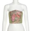 Summer Women Sexy Off-Shoulder Tube Tops 2023 New Strapless Backless Printing Tank Vests Tops Sexy Women Party Club Wear