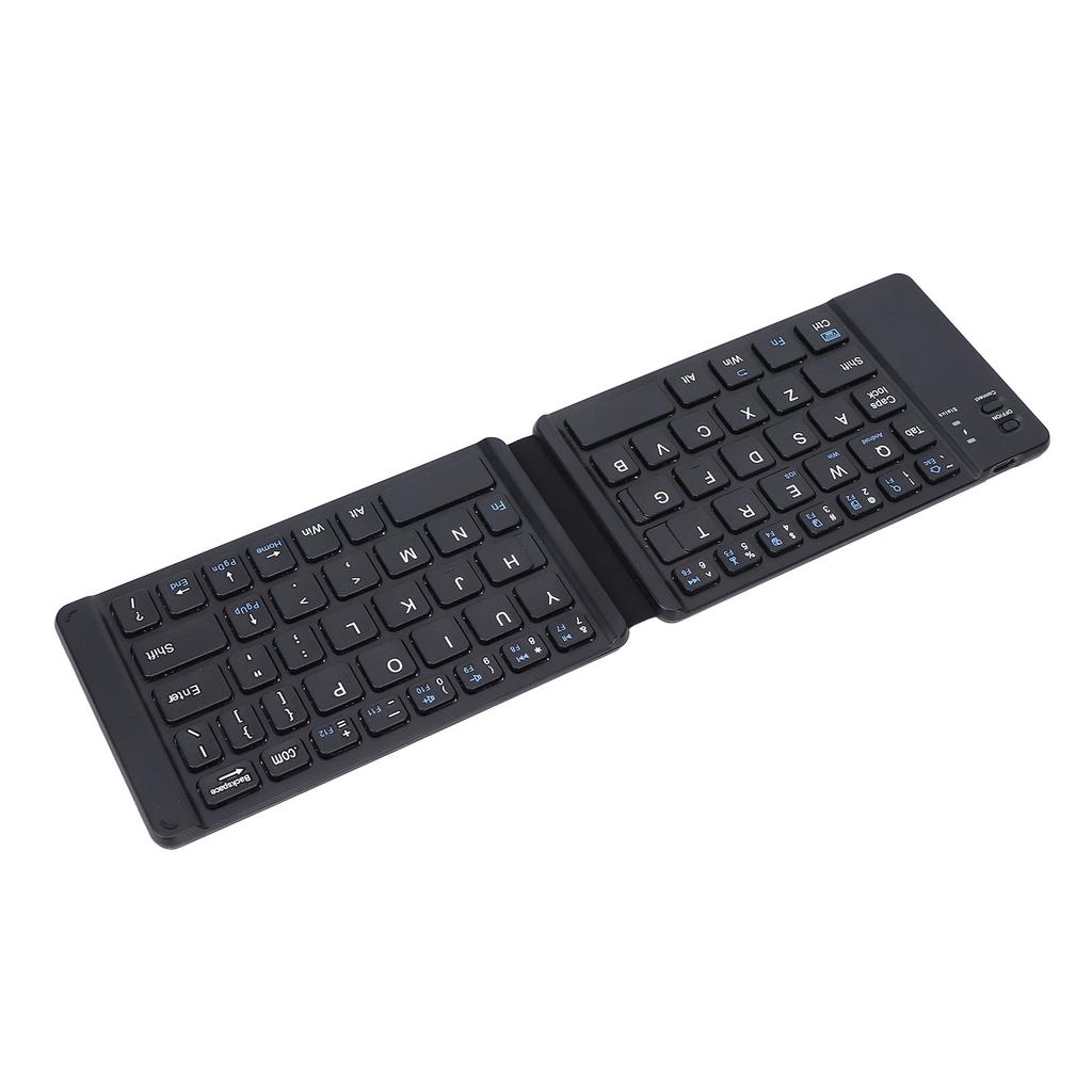 Foldable Keyboard BT3.0 Fast Typing Silent 120mAh Battery Compact Size Wide Compatibility Mini