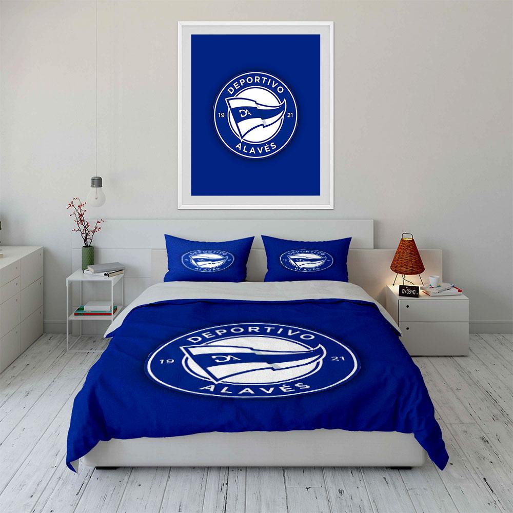 "Deportivo Alaves Bedding Set" Bedding Duvet Cover Set Duvet Cover Pillowcases (1 * Duvet Cover 2 * Pillowcases, Without Duvet Insert)