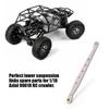 Aluminium Alloy Lower Suspension Links Remote Control Car Accessory for 1 10 Axial 90018 RC CrawlerTitanium Color
