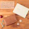 nafka Genuine Mostro Made in Japan Women's Tri-fold Wallet, Leather, Simple, Compact, [NFK-72008] (Light Blue)