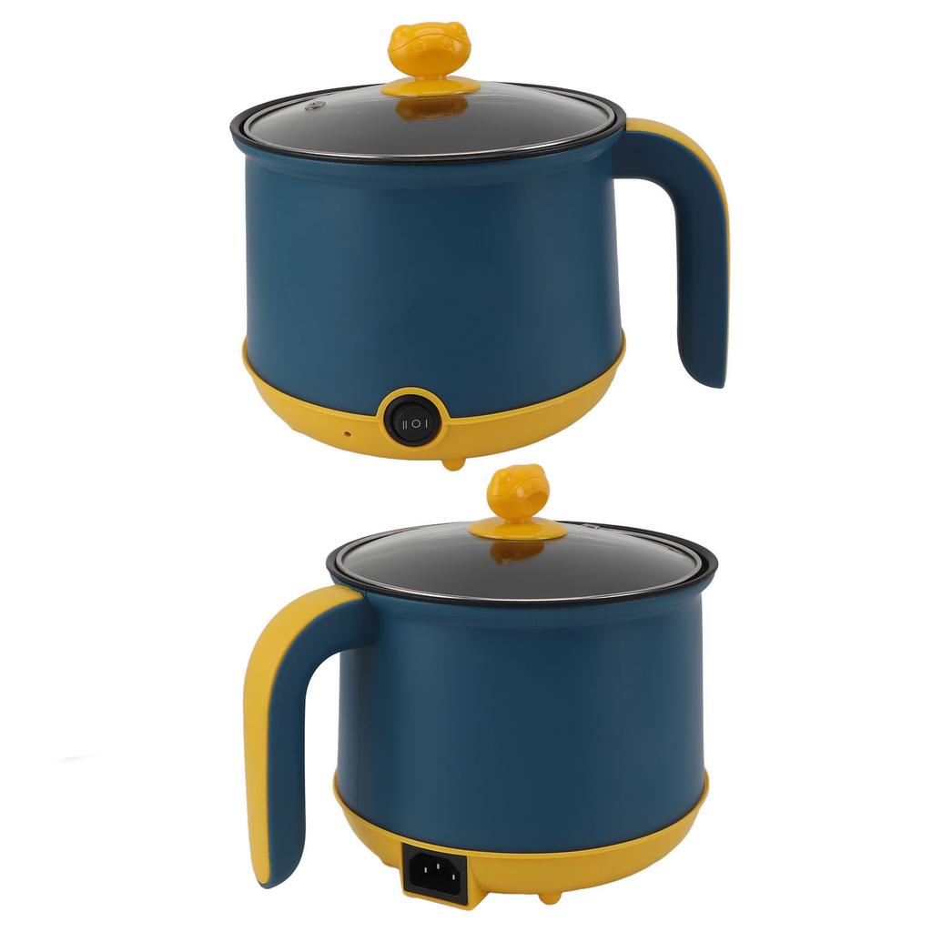 Electric Mini Hot Pot 1.8L 600W Non Stick 2 Levels Adjustable Stainless Steel Electric Pot Electric