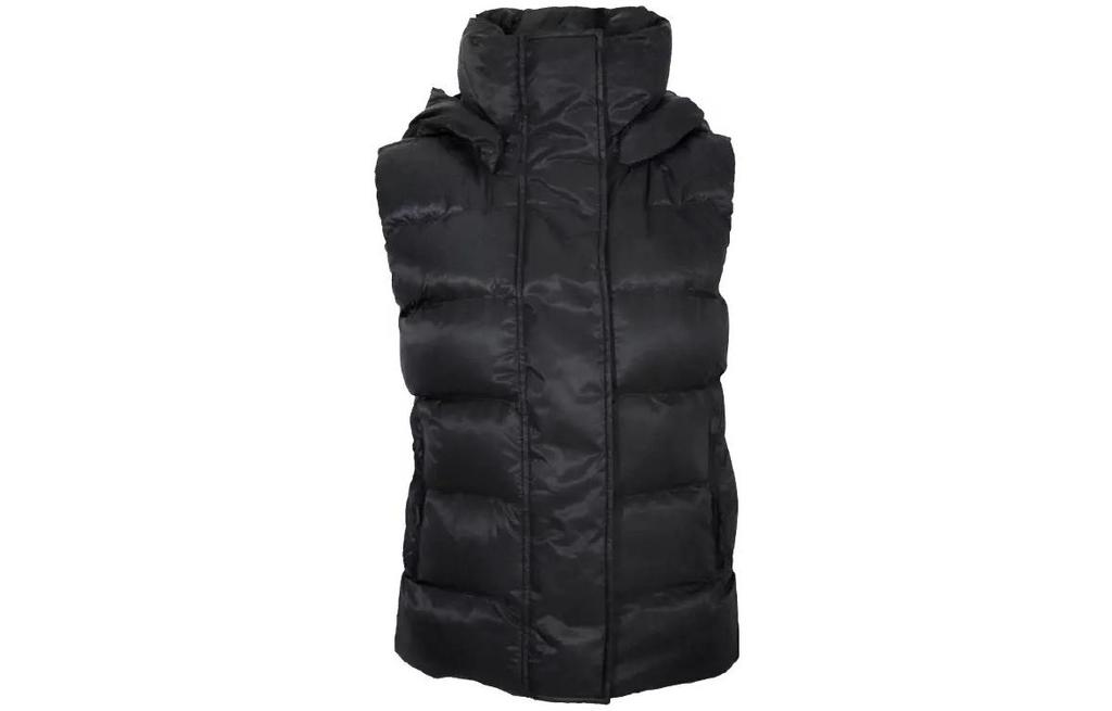 Nike Gilet in piuma da donna Nero Con cappuccio Non staccabile Vestibilità dritta moderata 942192-010