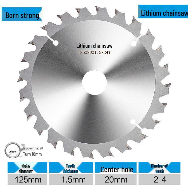 Lithium Electric Woodworking Saw Blades - 4", 5", 5.5", 6.5" Alloy Blades for Wood Cutting.