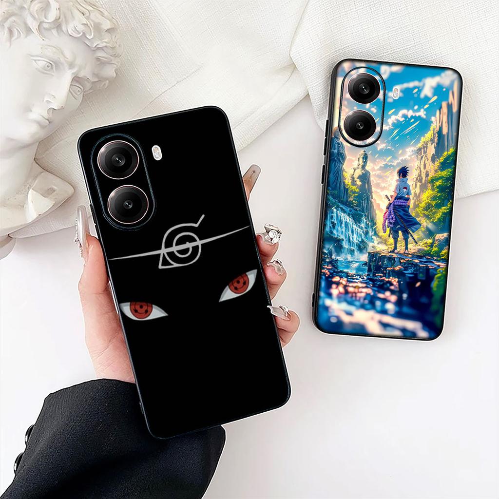 Akatsuki Uchiha Itachi Narutos Sasuke Phone Case for Xiaomi Redmi Note 12 11 10 A3 Pro 10A 10C 12C Note12 5G Protective Cover