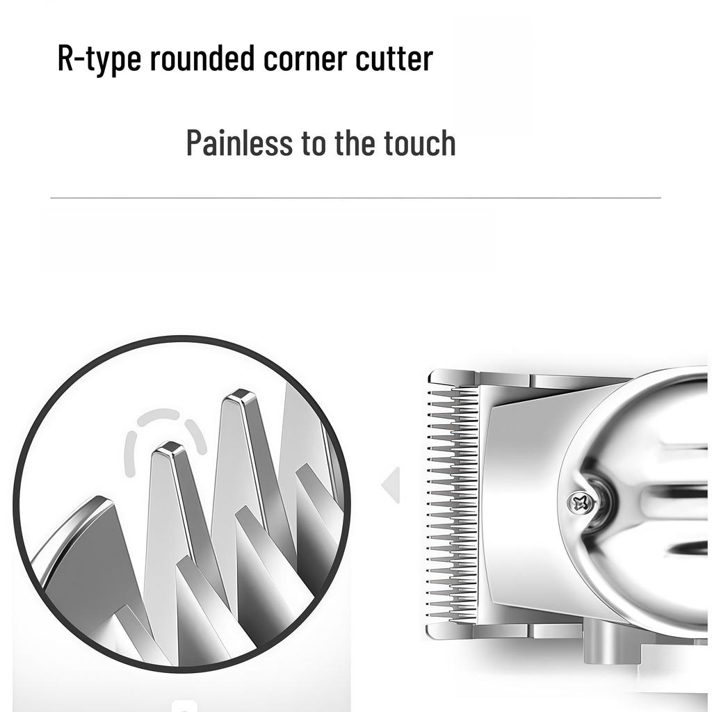 Electric Hair Clipper & Trimmer with Engraving Capability for Bald Heads