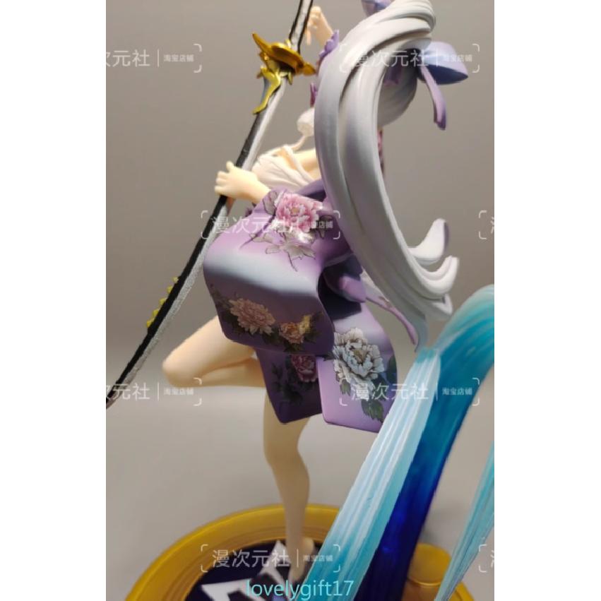 Genshin Impact Kamisato Ayaka Anime Figure PVC Model Statue Doll Toys No Box