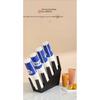 Kitchen Counter Paper Cup Stand 2/4 Grids Plastic Disposable Cup Holder Black Space Saving Storage Rack Cup Holders 5