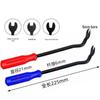 6-inch Car Interior Trim Removal Pry Tool - Rubber Buckle & Nail Puller