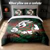 South Sydney Rabbitohs Design Set Biancheria da Letto 1 Copripiumino + 2 Federe Morbido Traspirante Biancheria da Letto per la Casa