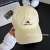 Embroidered Peaked Cap Women'S Spring Summer Fashion Versatile Face Small Baseball Cap Deep Top Wide Brim Sun Protection Cap
