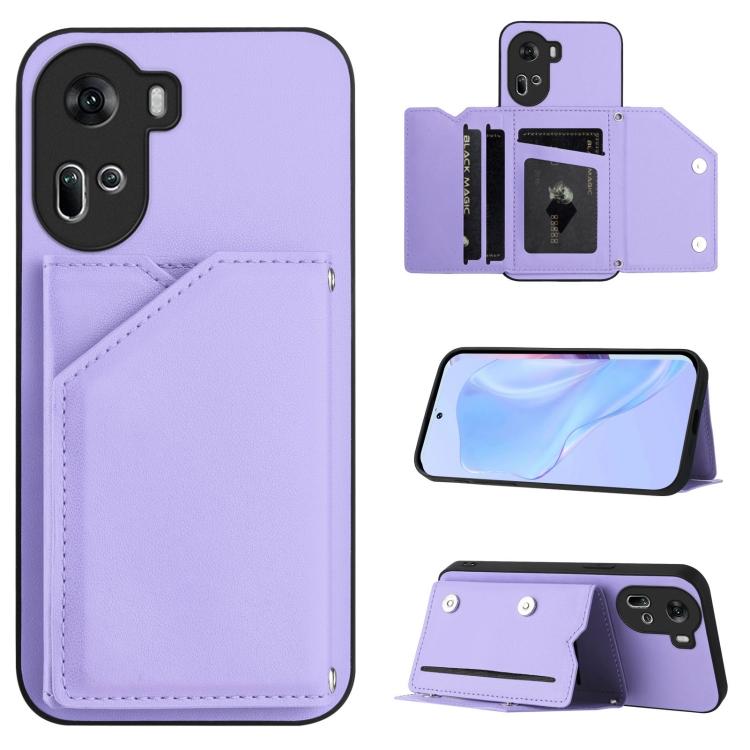 Handyhülle mit vier Kartenfächern und Handschlaufe, fühlt sich an wie Haut