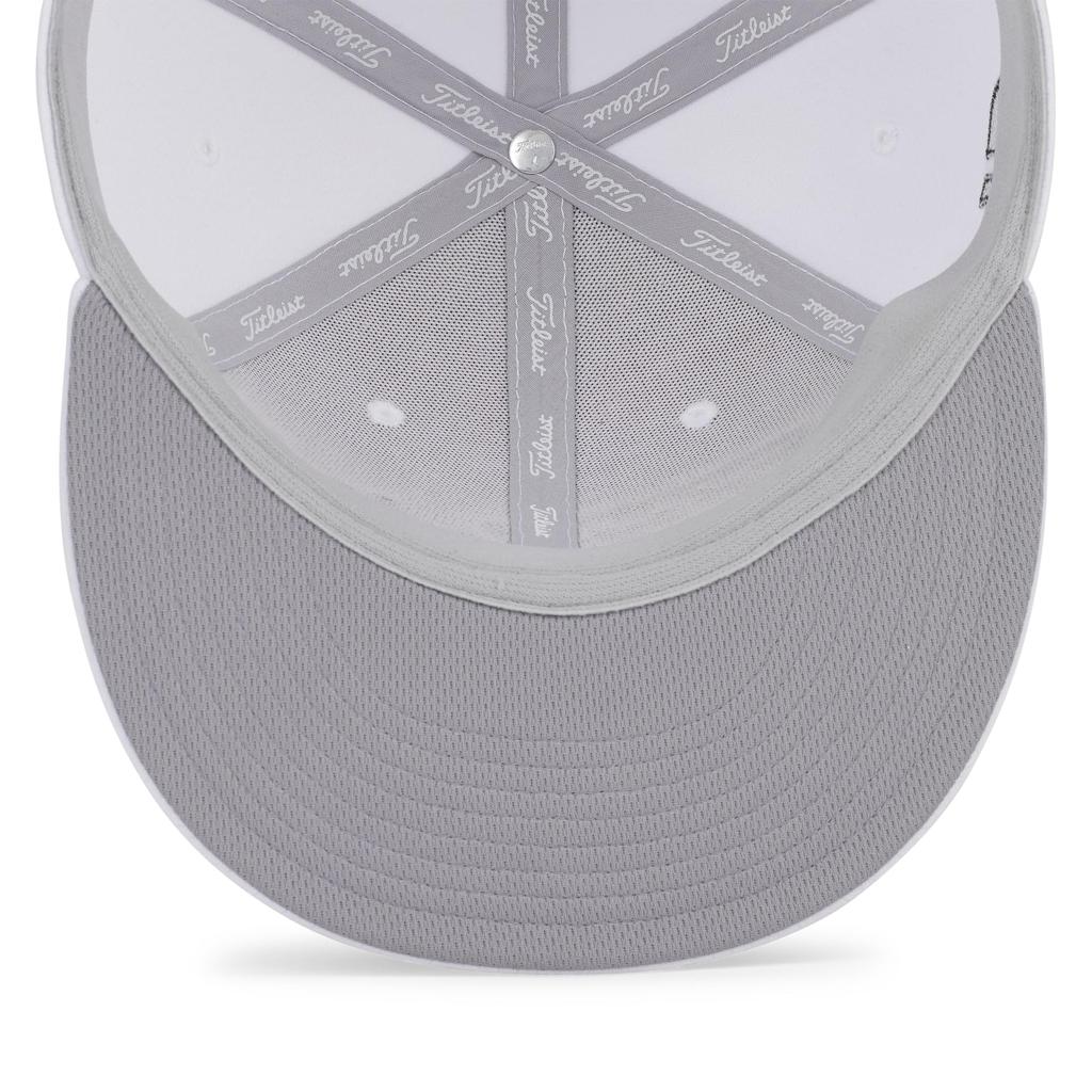 Titleist Tour Elite Flat Bill Cap, White/Black, TH24ATEFBN2-10