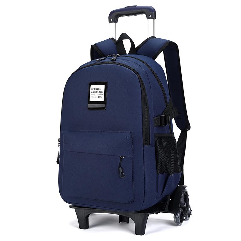 Wasserabweisender Trolley-Rucksack für die Klassen 3-6: Geräumig, mit Rollen, für Grundschüler