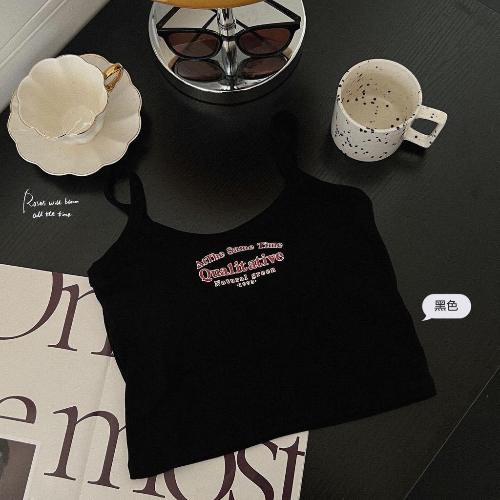 Women's Solid Color Sleeveless Camisole Belly Button Top