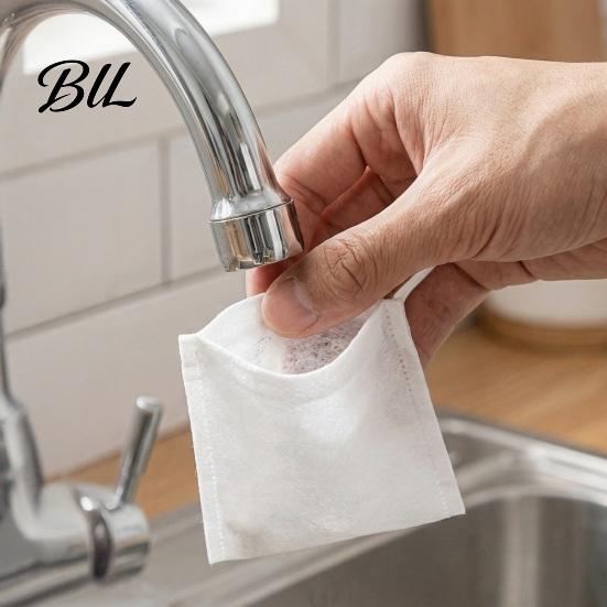 Sediment Filter for Tap Universal Faucet Water Bag with Non-Woven Fabric High-Density Remover Cotton Rust Particles Anti-Splash Reusable Easy Install