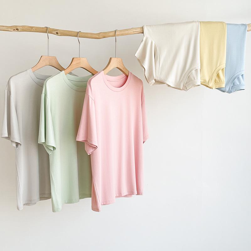 2024 Women's Loose Modal Three-Piece Pajama Set: Breathable & Comfortable for Spring/Summer, Versatile Indoor/Outdoor Wear