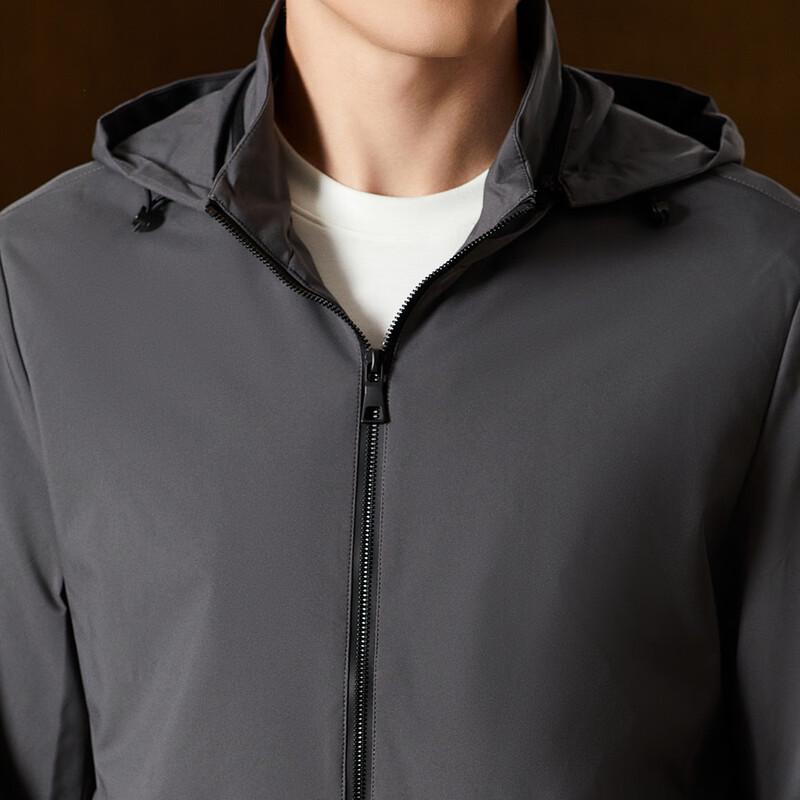 Antonio Men's Business Casual Hooded Jacket