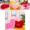 Romantic Heart-shaped Plush Cushion Perfect Decoration For Bedside Gift For Valentine's Day