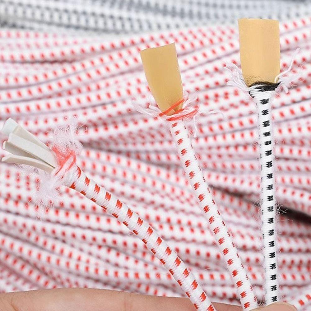 

DIY Elastic Cords Jewelry Making Elastic Band Handmade High Elastic Waistband Clothes Red-B-15m