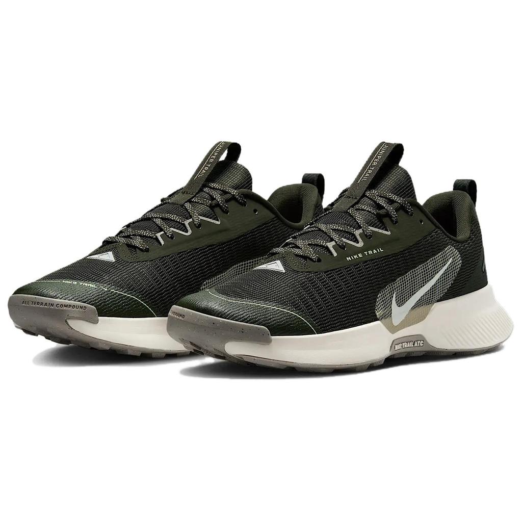 New Nike Juniper Trail 3 Slip Resistant Breathable Low Top Trail Running Running Shoes Men's Gray Green FQ0904-301