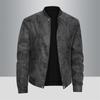 Mens Oversized Stand Collar Faux Leather Jacket Casual Outerwear Adults