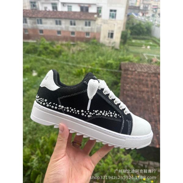 Unisex Europäisch Amerikanische Skate-Schuhe Digitaler Ziffern-Print Klobige Plateau-Sohle Tägliche Sportliche Lässige Board-Sneaker Für Paare