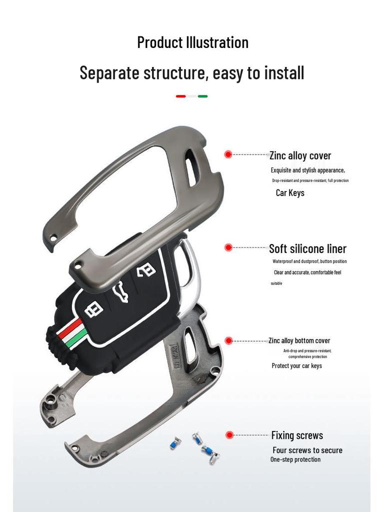 Roewe D7, ERX5, I5, RX5 Max, Clever I6, RX3 Key Case for 2023 Models